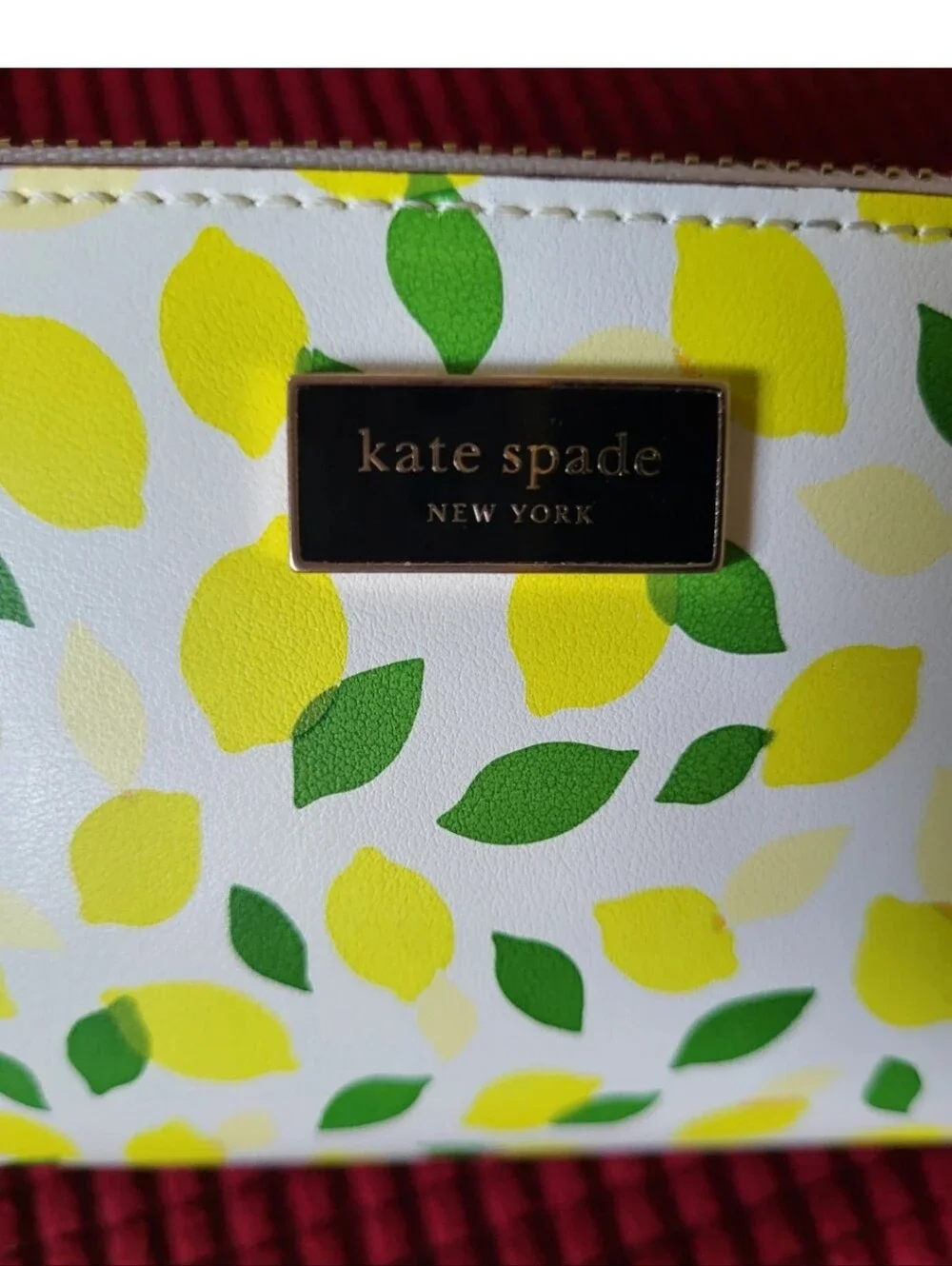 kate spade Lemon Print Belt Bag in White, Yellow & Green. Fanny Pack.